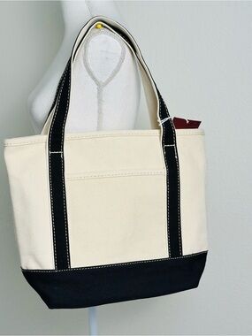 Red House Medium Heavy Duty Canvas Tote Bag I’m Black and Cream